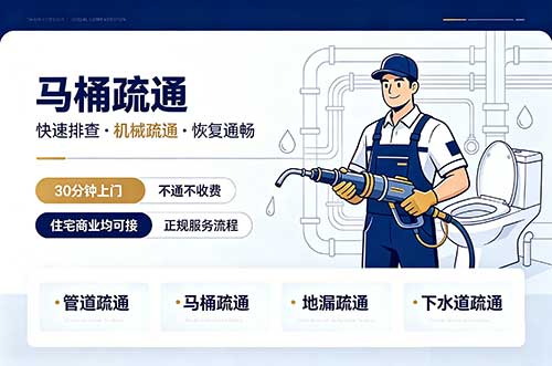 即墨马桶疏通