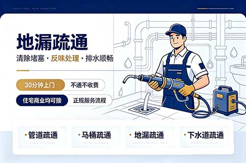 即墨地漏疏通