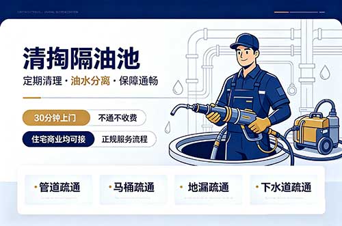 即墨清掏隔油池